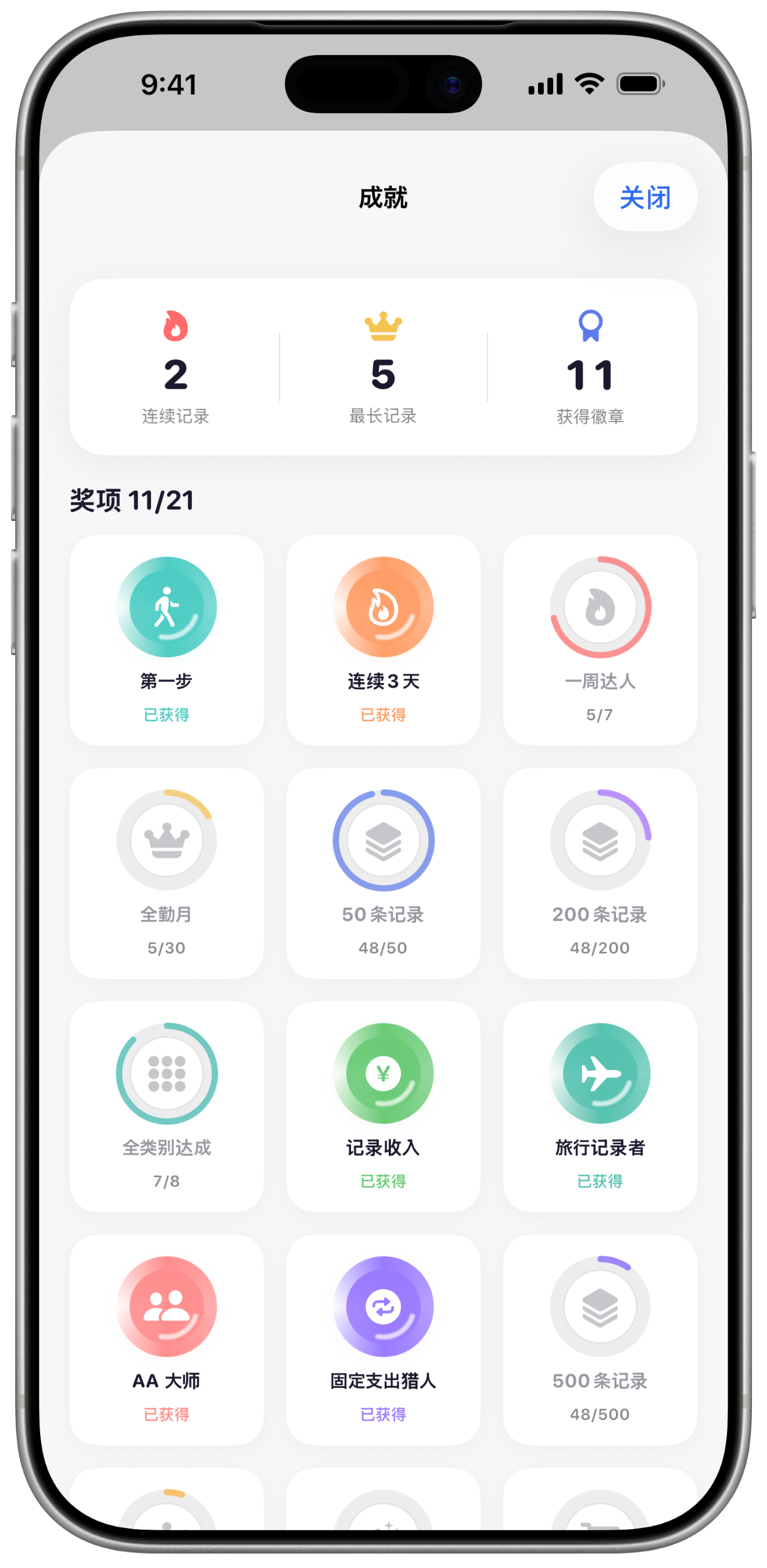 成就与徽章